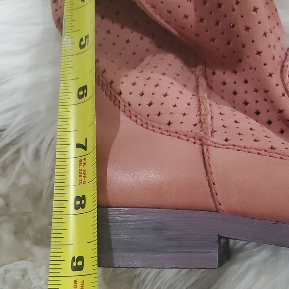 Mojo Moxy Perforated Ankle Boots in  Barbiecore Pink - Picture 10 of 12